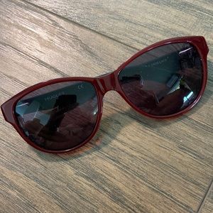 🌞MUGLER RED AND BLACK SUNGLASSES